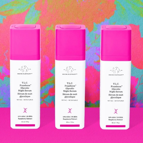 NIB✅Drunk Elephant - T.L.C. Framboos Glycolic Night Serum - Picture 7 of 7
